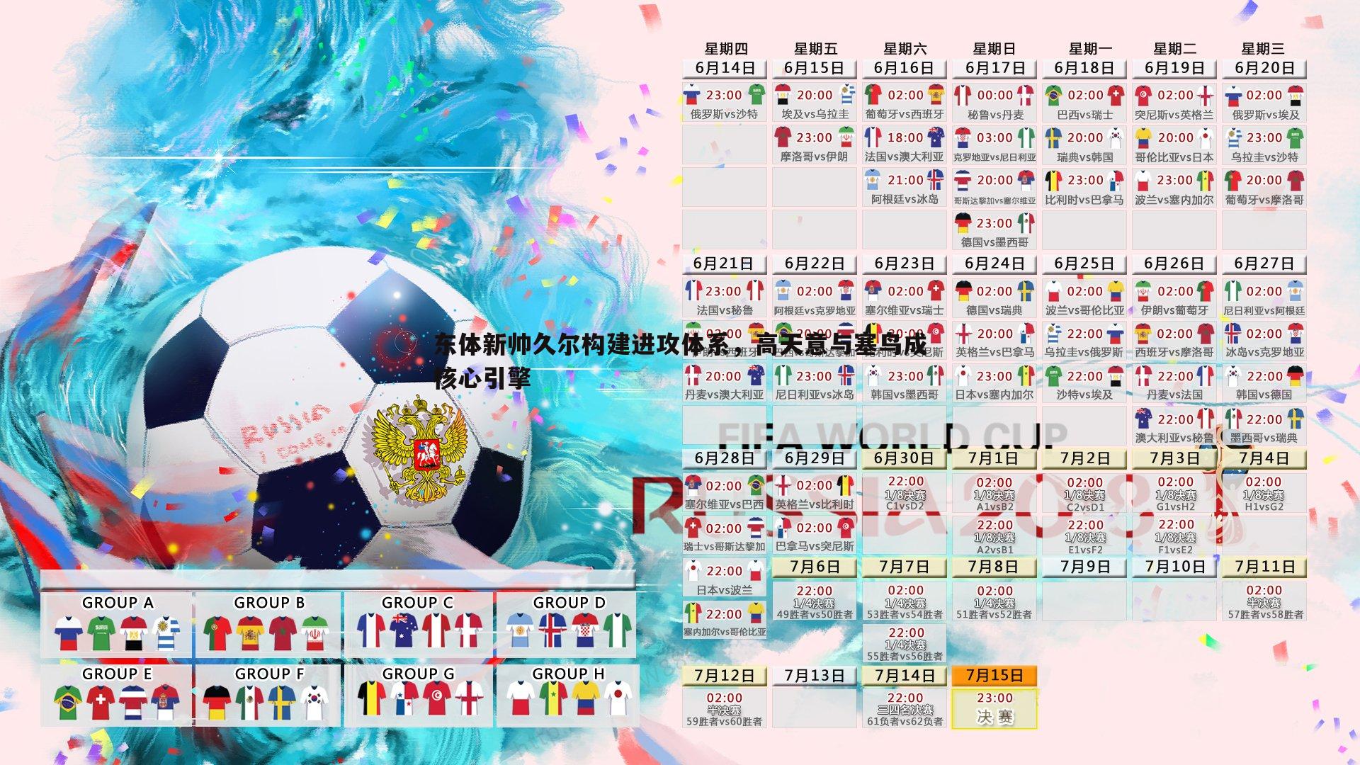 东体新帅久尔构建进攻体系，高天意与塞鸟成核心引擎